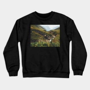 Alps of Switzerland - Rainy Afternoon near Camp Blenio (Ticino, Switzerland) Crewneck Sweatshirt